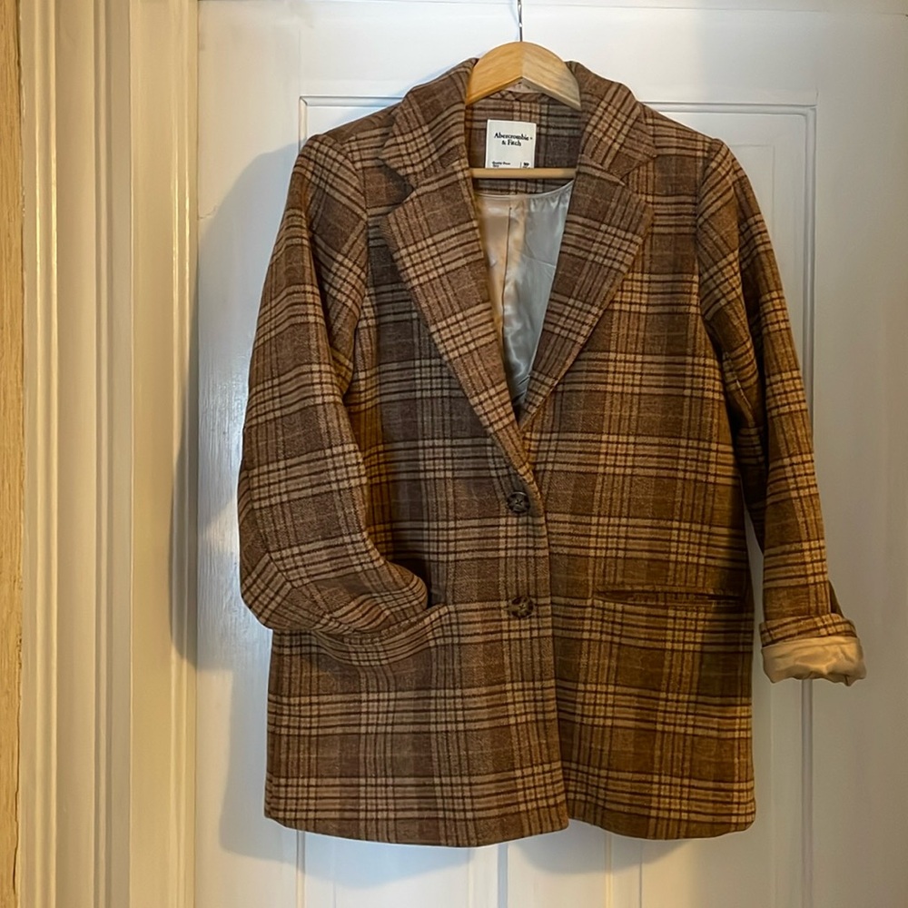 Abercrombie & Fitch wool-blend blazer, Medium Petite